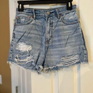 American Eagle Distressed Denim Shorts